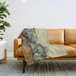 Olive Trees Throw Blanket