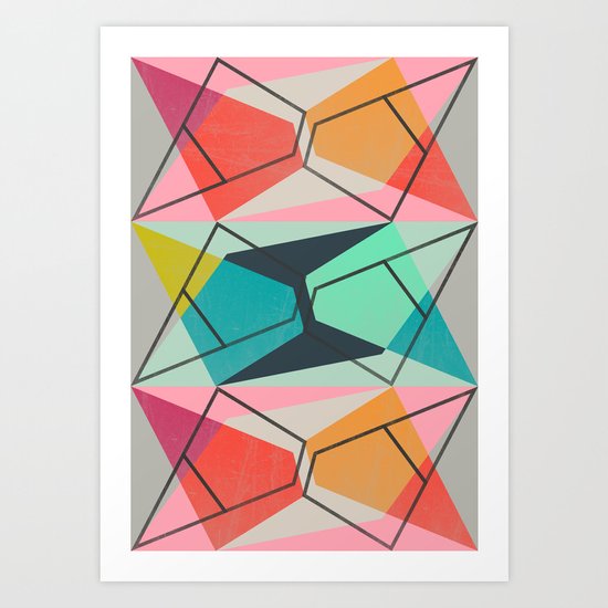 ColorBlock III Art Print