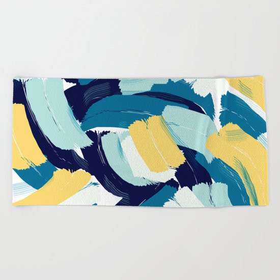 Abstract painting 111 Beach Towel