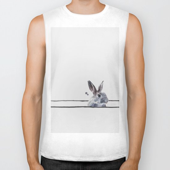 HORIZONTAL RABBITHOLE Biker Tank