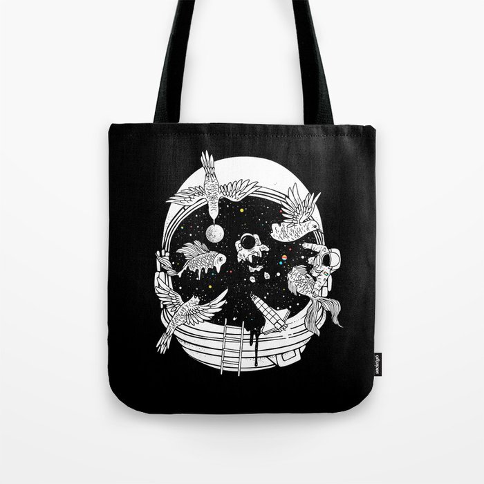 Depth of Discovery (A Case of Constant Curiosity-B/W) Tote Bag