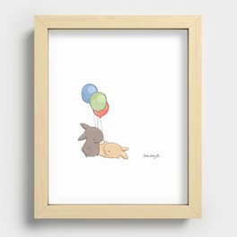 Balloons Recessed Framed Print
