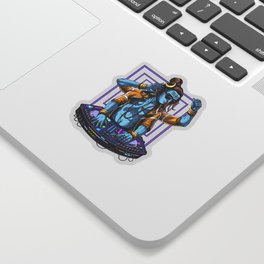 Shiva Psychedelic DJ Sticker