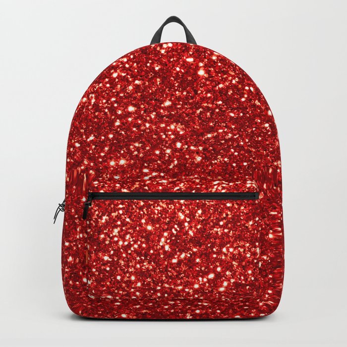 red glitter sparkle  Backpack