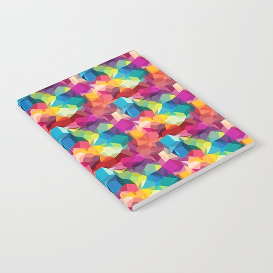 Abstract Colorful pattern Notebook