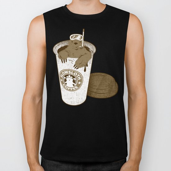 SlowSloth Coffee Dive Biker Tank