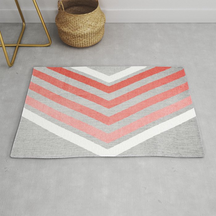 Coral Gradient Chevron On Silver Grey Wood Rug By Tangerinetane Society6 A wide variety of coral and grey options are available to you, such as compressed. coral gradient chevron on silver grey wood rug by tangerinetane