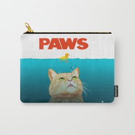 Paws! Carry-All Pouch | Parody, Other, Catshark, Duckling, Cat, Funny, Ocean, Popular, Concept, Bohemian 