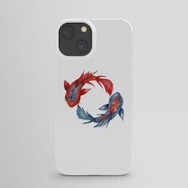 Yin Yang Koi Fish iPhone Case