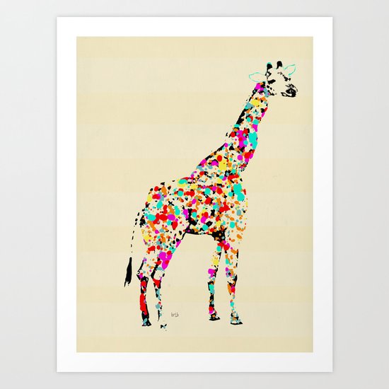 giraffe Art Print