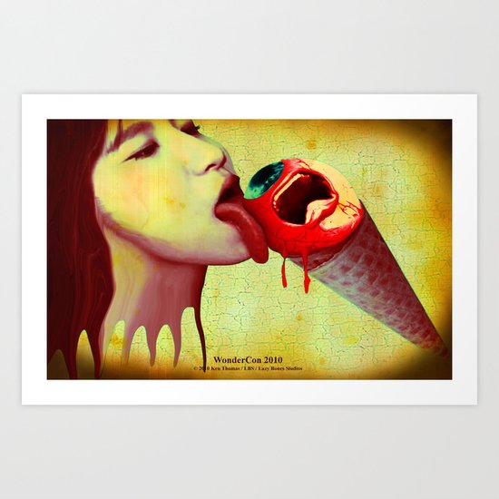 Eye Scream Art Print