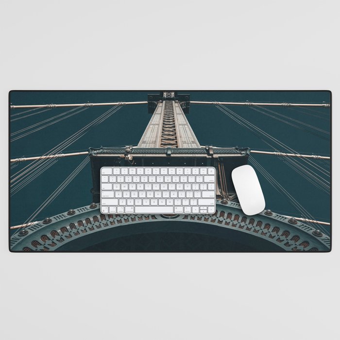 The Manhattan Bridge in New York City Desk Mat