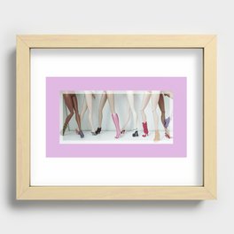 Perfect legs Recessed Framed Print