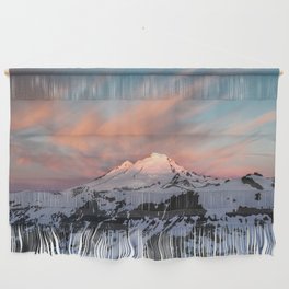 Mount Baker Mountain Adventure Sunset - Nature Photography Wall Hanging