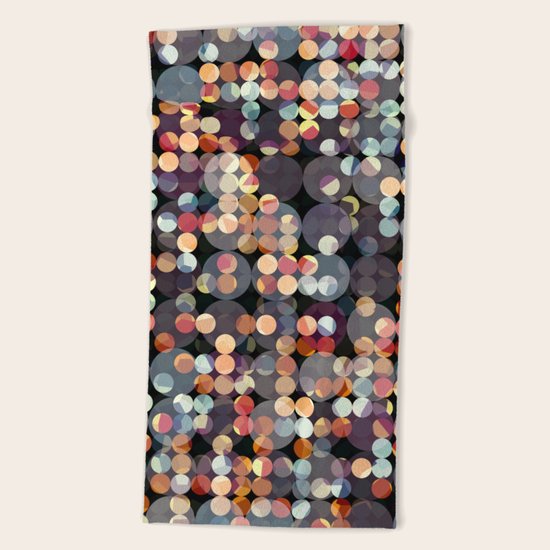 City Lights Beach Towel