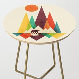 Bear In Whimsical Wild Side Table