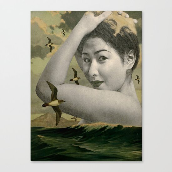 SEA FOAM Canvas Print
