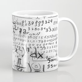 Math Formula Coffee Mug | Black And White, Formula, Drawing, Numbers, Digital, Expressivelines, Creative, Fun, Moderndesign, Education 