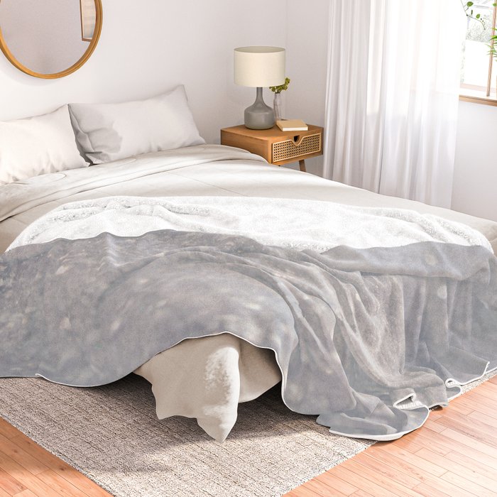 Grey sparkle 2025 throw