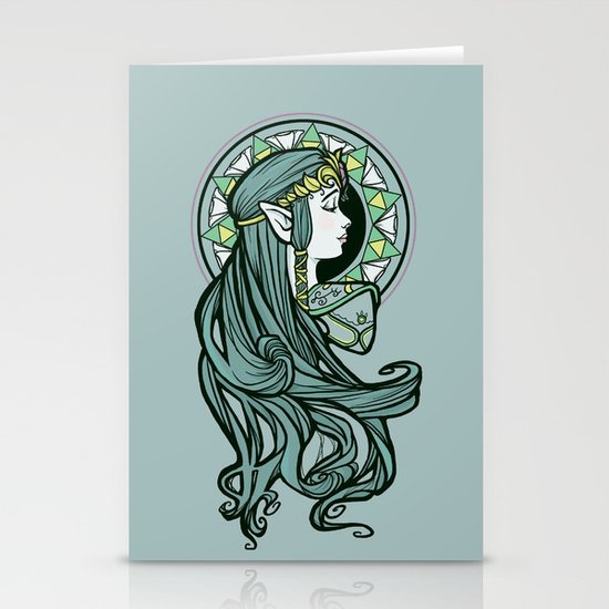 Zelda Nouveau Stationery Cards