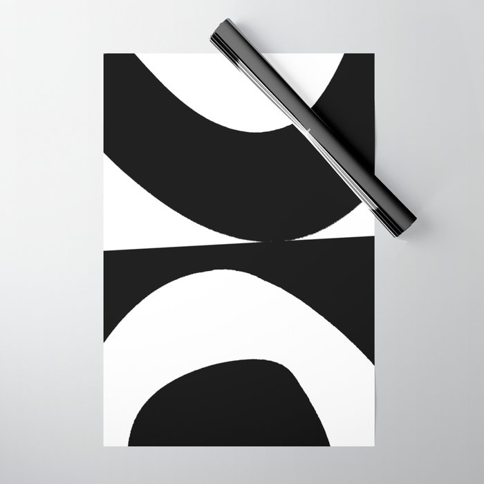 Black and white Wrapping Paper