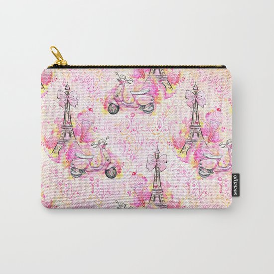 Fashion and Paris #3 Carry-All Pouch