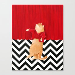 Dancing Cat  Canvas Print