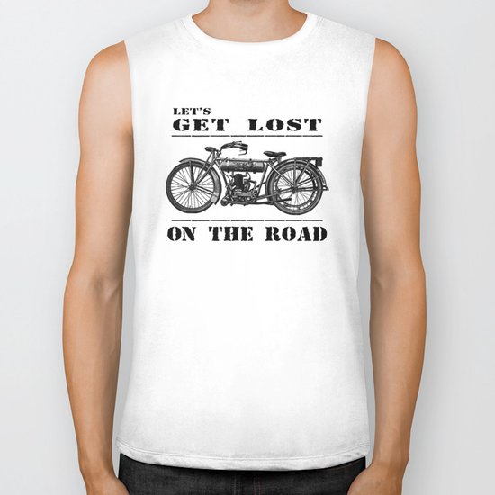 Get Lost On The Road Biker Tank