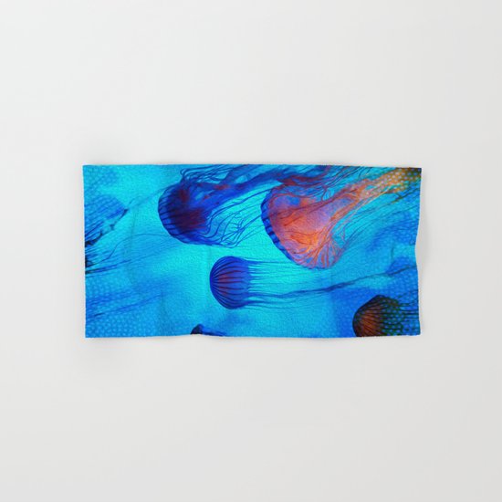 Watch the Flow of the Jelly Glow Hand & Bath Towel