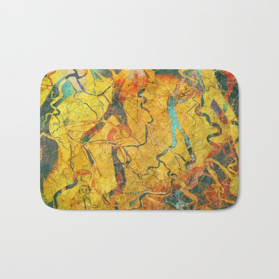 Cave Drawing Bath Mat