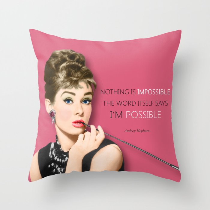 Audrey hepburn cushions outlet