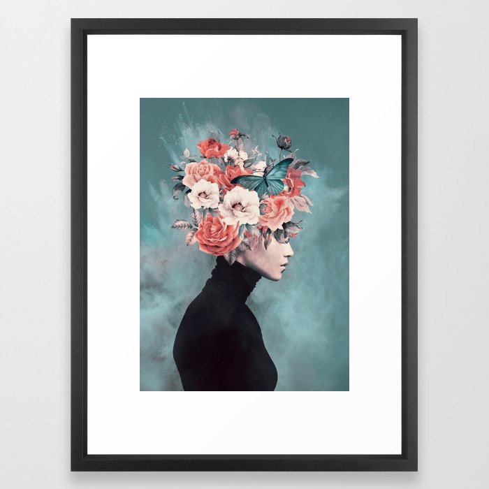 blooming 3 Framed Art Print