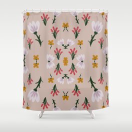 Florals in watercolor Shower Curtain