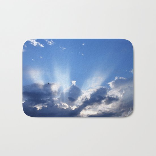 Cloudy Sky Bath Mat