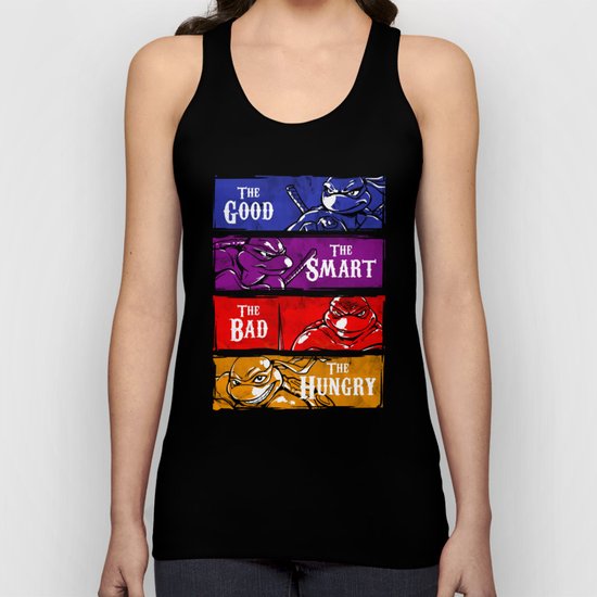 The Good, The Smart, The Bad and The Hungry Unisex Tank Top