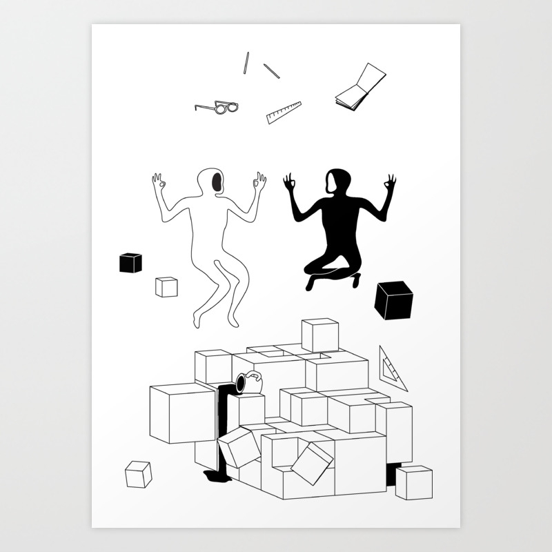 Zen Attitude Art Print By Derone Society6