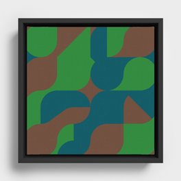 Pattern 2 Framed Canvas