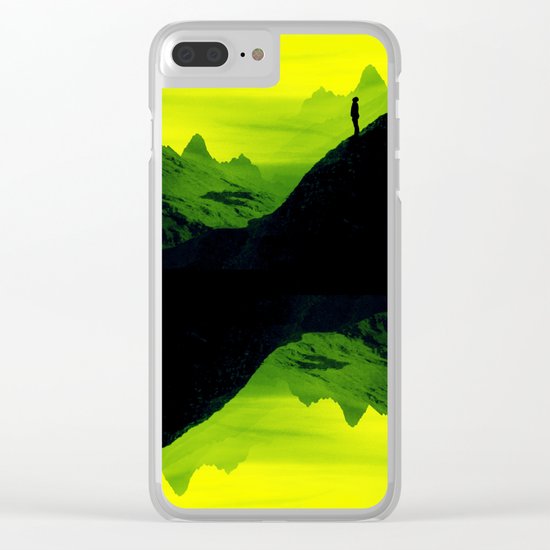 Vibrant Wasteland Clear iPhone Case