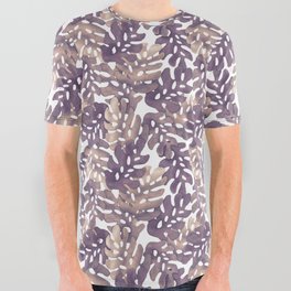 Muted Monstera 04 All Over Graphic Tee