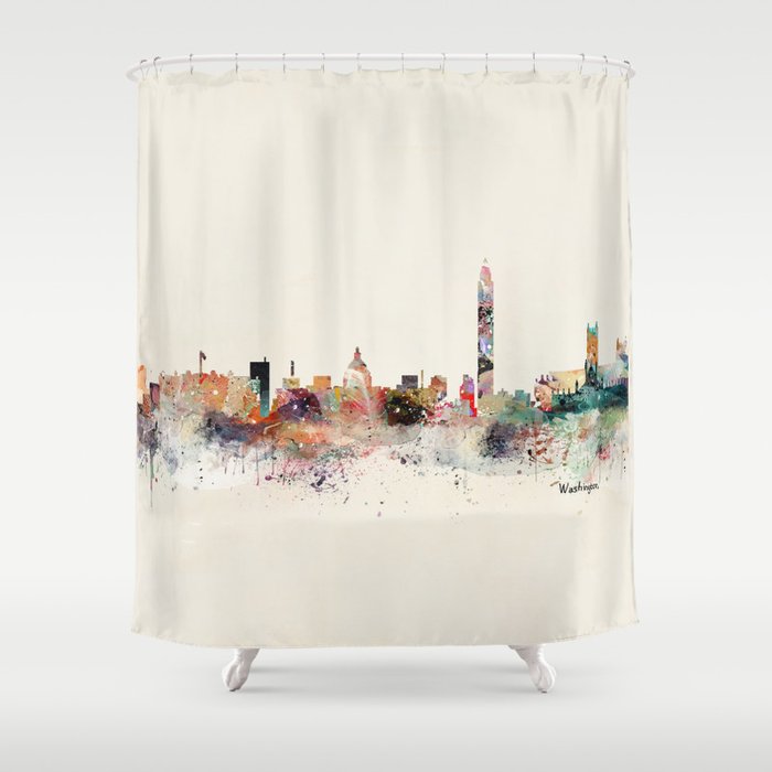 washington dc skyline Shower Curtain