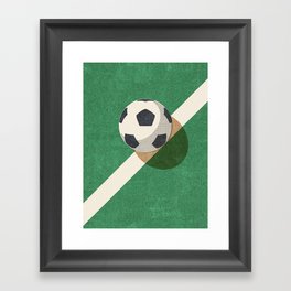 BALLS / Football Framed Art Print