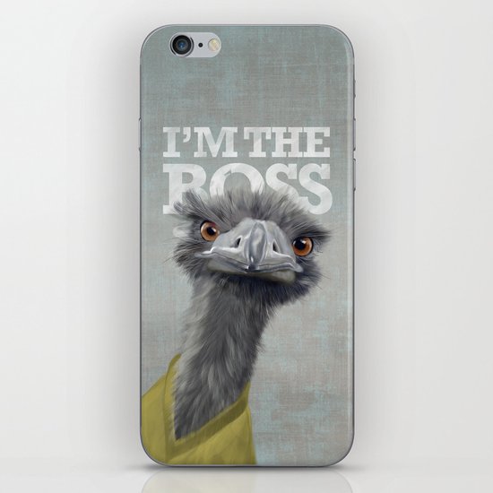 I am the Boss - Ostrich. iPhone Skin