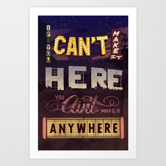 California Dreaming Art Print