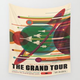 The Grand Tour : Vintage Space Poster Wall Tapestry