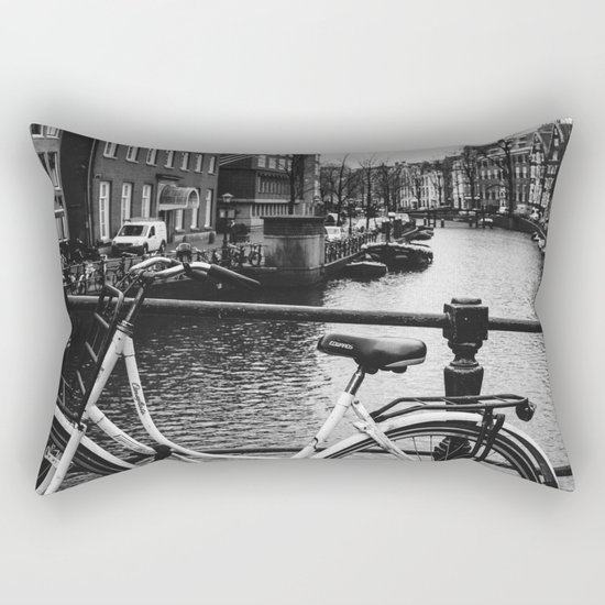 Amsterdam Bicycle Rectangular Pillow