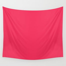 Color 036 - Hot Pink, Coral, Vibrant, Love, Passion, Wine Wall Tapestry