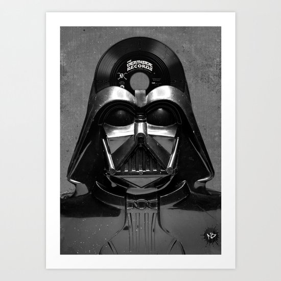 Vader Vinyl Art Print