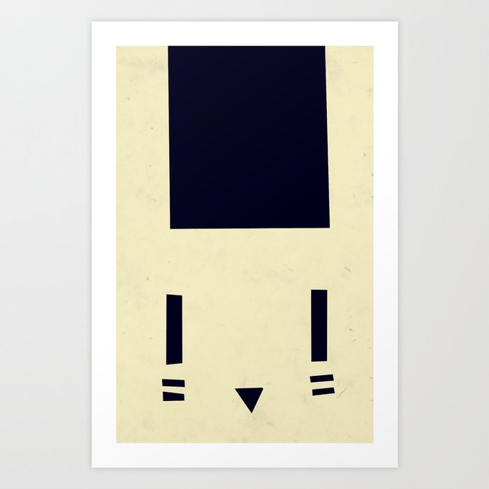 Discover the motif BUNNYFACE by Yetiland as a print at TOPPOSTER