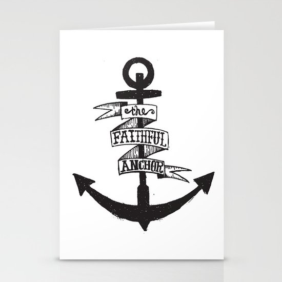 The Faithful Anchor Stationery Cards