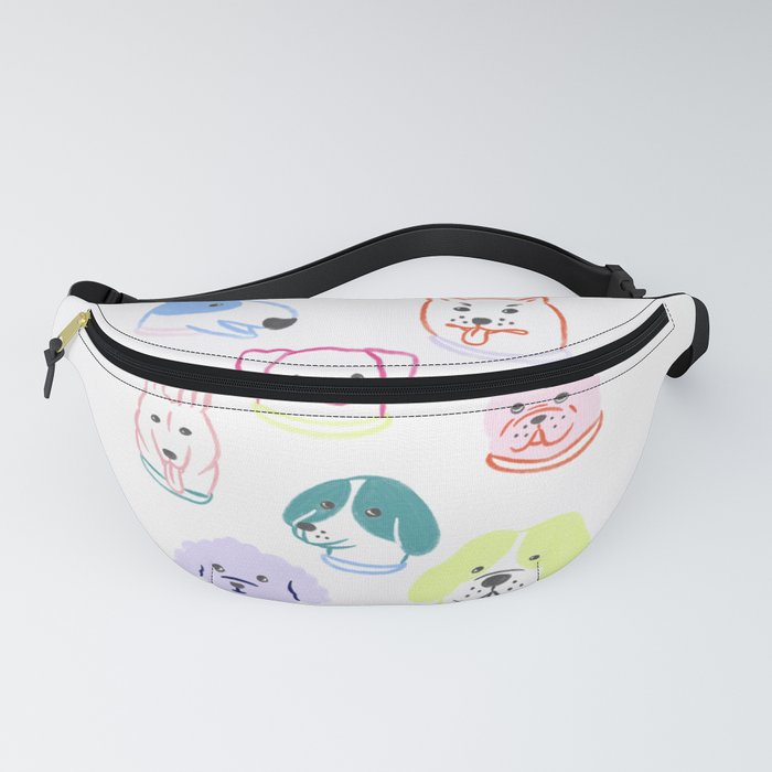 Colorful Dogs Fanny Pack
